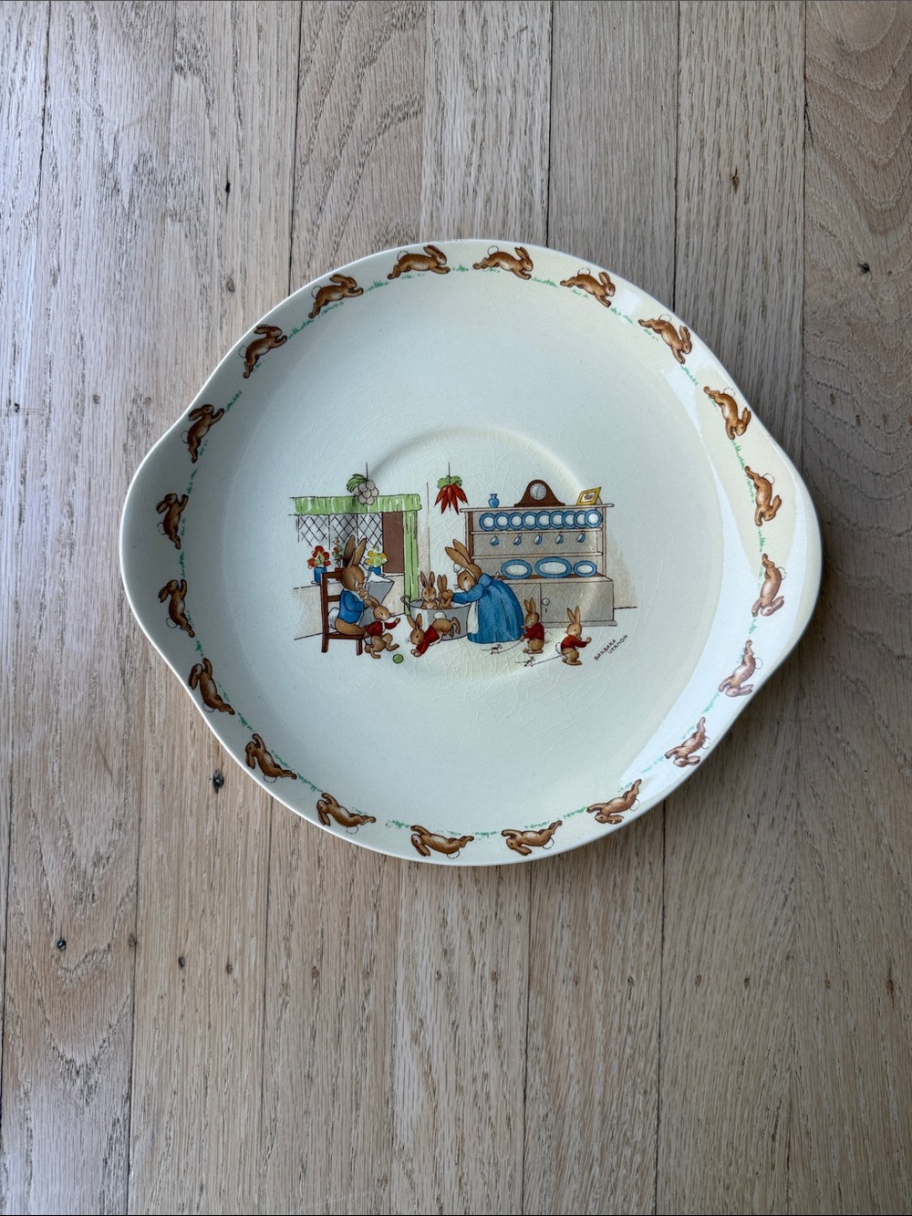 Vintage Royal Doulton Cream Ceramic Serving Dish